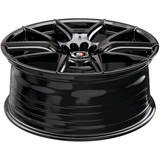 Spec-1 SP-71 17x8 5x4.5"/5x120 +42mm Gloss Black Wheel Rim 17" Inch SP-711783842GB