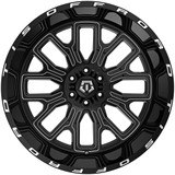 TIS 560BM 20x10 5x5.5"/5x150 -19mm Black/Milled Wheel Rim 20" Inch 560BM-2105219