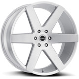 Strada S60 Coda 22x9.5 5x120 +25mm Brushed Wheel Rim 22" Inch S60252025BFS
