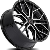 Defy D05 18x8 5x4.5" +38mm Black/Machined Wheel Rim 18" Inch D05880545+38BM