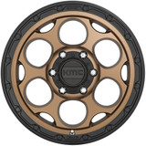KMC KM541 Dirty Harry 17x9 5x5" -12mm Bronze Wheel Rim 17" Inch KM54179050612N