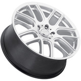 Vision 426 Cross 18x8 5x110/5x115 +20mm Silver Wheel Rim 18" Inch 426H8868HS20
