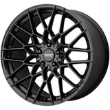 (Set of 4) Staggered-AR927 Barrage 20" 5x4.5" +35mm Satin Black Wheels Rims AR92729012735-AR92720512745