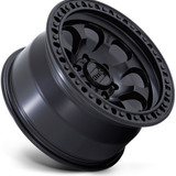 KMC KM550 Riot SBL 17x9 6x5.5" -12mm Satin Black Wheel Rim 17" Inch KM550MX17906812N