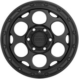 KMC KM541 Dirty Harry 17x8.5 5x5" +0mm Textured Black Wheel Rim 17" Inch KM54178550700