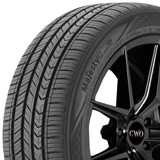 235/45R17 Kumho Solus TA91 94W SL Black Wall Tire 2229683