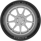 215/65R16 Multi-Mile Matrix Tour RS II 98T SL Black Wall Tire MTS55