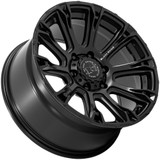 Black Rhino BR020 Diamondback 17x8.5 6x5.5" +25mm Matte Black Wheel Rim 17" Inch BR020MX17856825