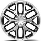 Strada Replicas R176 Snowflake 22x9 6x5.5" +31mm Chrome Wheel Rim 22" Inch R176-263931