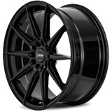 DRW D19 18x8 5x105/5x4.5" +38mm Gloss Black Wheel Rim 18" Inch D19-188010H1053873BLK