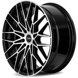 DRW D21 18x8 5x105/5x4.5" +38mm Black/Machined Wheel Rim 18" Inch D21-188010H1053873BMF