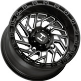 Hostile UTV H116 Jigsaw 15x7 4x156 +13mm Black/Milled Wheel Rim 15" Inch H116-1570415644M