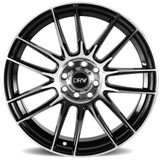 DRW D22 18x8 5x112/5x4.5" +38mm Black/Machined Wheel Rim 18" Inch D22-188010H1123873BMF