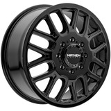 Set of 4-17" Inch Mayhem 8107D Cogent Dually 8x200 Gloss Black Wheels Rims 8107D-7677B-4