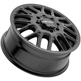 Set of 4-17" Inch Mayhem 8107D Cogent Dually 8x200 Gloss Black Wheels Rims 8107D-7677B-4