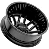 Set of 4-17" Inch Mayhem 8107D Cogent Dually 8x200 Gloss Black Wheels Rims 8107D-7677B-4