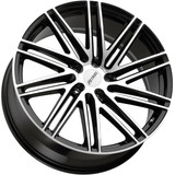 Petrol P1C 18x8 5x120 +35mm Black/Machined Wheel Rim 18" Inch 1880P1C355120F76