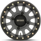 Method UTV MR401 Beadlock 15x7 4x156 +38mm Gunmetal Wheel Rim 15" Inch MR40157046852B