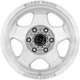 Black Rhino BR031 Sol 17x8 6x135 +38mm Silver Wheel Rim 17" Inch BR031SD17806338