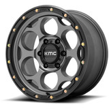 KMC KM541 Dirty Harry 17x8.5 6x5.5" +0mm Gray Wheel Rim 17" Inch KM54178568900