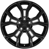 OE Wheels JP29 20x8.5 5x5" +50mm Gloss Black Wheel Rim 20" Inch JP29-20085-5500-50B