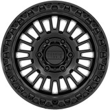 KMC KM554 Aztec 17x8.5 6x4.5" +0mm Double Black Wheel Rim 17" Inch KM554MB17856400