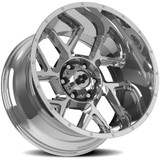 Vision 360 Sliver 20x9 6x5.5" +0mm Chrome Wheel Rim 20" Inch 360-2983C0