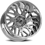 Vision 404 Brawl 22x10 6x5.5" -19mm Chrome Wheel Rim 22" Inch 404-22083C-19