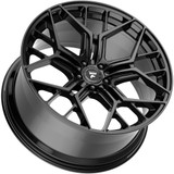 Fittipaldi FS371B 22x10.5 5x112 +25mm Gloss Black Wheel Rim 22" Inch FS371-22055112P25B