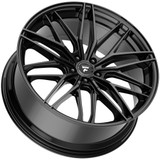 Fittipaldi FS372B 22x9 5x120 +20mm Gloss Black Wheel Rim 22" Inch FS372-22905120P20B