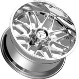 Fittipaldi Offroad FA19MC 20x10 8x6.5" -19mm Mirror Coat Wheel Rim 20" Inch FA19-20108165N19MC
