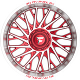 Fittipaldi Offroad FA08 22x12 6x135/6x5.5" -44mm Red/Machined Wheel Rim 22" Inch FA08-221263539N44MR