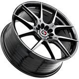 Spec-1 SP-71 18x8 5x112/5x4.5" +38mm Black/Machined Wheel Rim 18" Inch SP-711883638BM