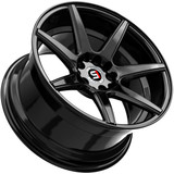 Spec-1 SP-73 17x7.5 5x112/5x4.5" +42mm Gloss Black Wheel Rim 17" Inch SP-7317753642GB