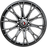 Spec-1 SP-59 18x8 5x4.5"/5x120 +38mm Black/Machined Wheel Rim 18" Inch SP-591883838BMU