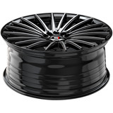 Spec-1 SP-68 17x7.5 5x110/5x4.5" +42mm Black/Machined Wheel Rim 17" Inch SP-6817753542BM