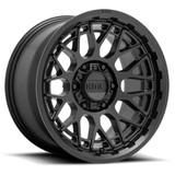 KMC KM722 Technic 18x9 6x5.5" +0mm Satin Black Wheel Rim 18" Inch KM72289068700