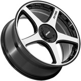 Petrol PE003 P2E 18x8 5x108/5x4.5" +40mm Black/Machined Wheel Rim 18" Inch PE003DB18800140