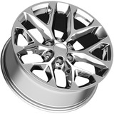 Replica 1 RP09 Snowflake 20x9 6x5.5" +24mm Chrome Wheel Rim 20" Inch RP-09209G639+24C