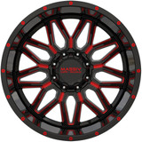 Massiv Off-Road OR1 20x10 6x135/6x5.5" -24mm Black/Red Wheel Rim 20" Inch MAS-OR1-2130-N24BWR