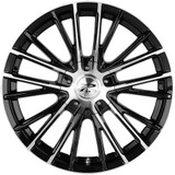 Platinum 437 Genesis 18x8 5x110/5x115 +35mm Black/Machined Wheel Rim 18" Inch 437-8810U+35