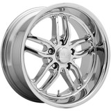 (Set of 4) Staggered-US Mags U127 C-Ten 18x8,18x9.5 5x5" +1mm Chrome Wheels Rims U12718807345-U12718957352