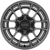 KMC KM732 Archer 17x8.5 6x5.5" +25mm Gunmetal Wheel Rim 17" Inch KM732AX17856825