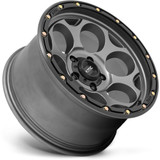 KMC KM541 Dirty Harry 17x9 5x5" -12mm Gray Wheel Rim 17" Inch KM54179050912N