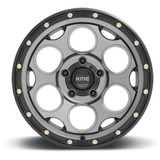 KMC KM541 Dirty Harry 17x9 5x5" -12mm Gray Wheel Rim 17" Inch KM54179050912N