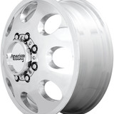 American Racing AR204 Baja Dually Front 16x6 8x6.5" Polished Wheel Rim 16" Inch AR204660801111