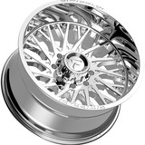Fittipaldi Off-Road FA08MC 22x10 8x180 -19mm Mirror Coat Wheel Rim 22" Inch FA08-22108180N19MC
