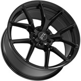 RTR Tech 5 20x10.5 5x4.5" +45mm Gloss Black Wheel Rim 20" Inch 851GB-2156545