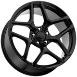 Replica FR27F Z28 Form 20x10 5x120 +23mm Gloss Black Wheel Rim 20" Inch 27010232002F