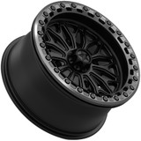 MSA Off-Road M53 Bolo Beadlock 15x7 4x156 +10mm Matte Black Wheel Rim 15" Inch MA053MA15704410